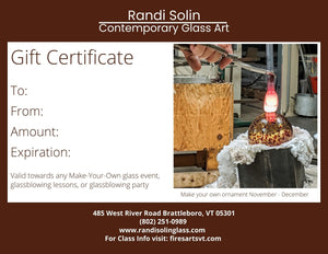 Randi Solin Glass Gift Card