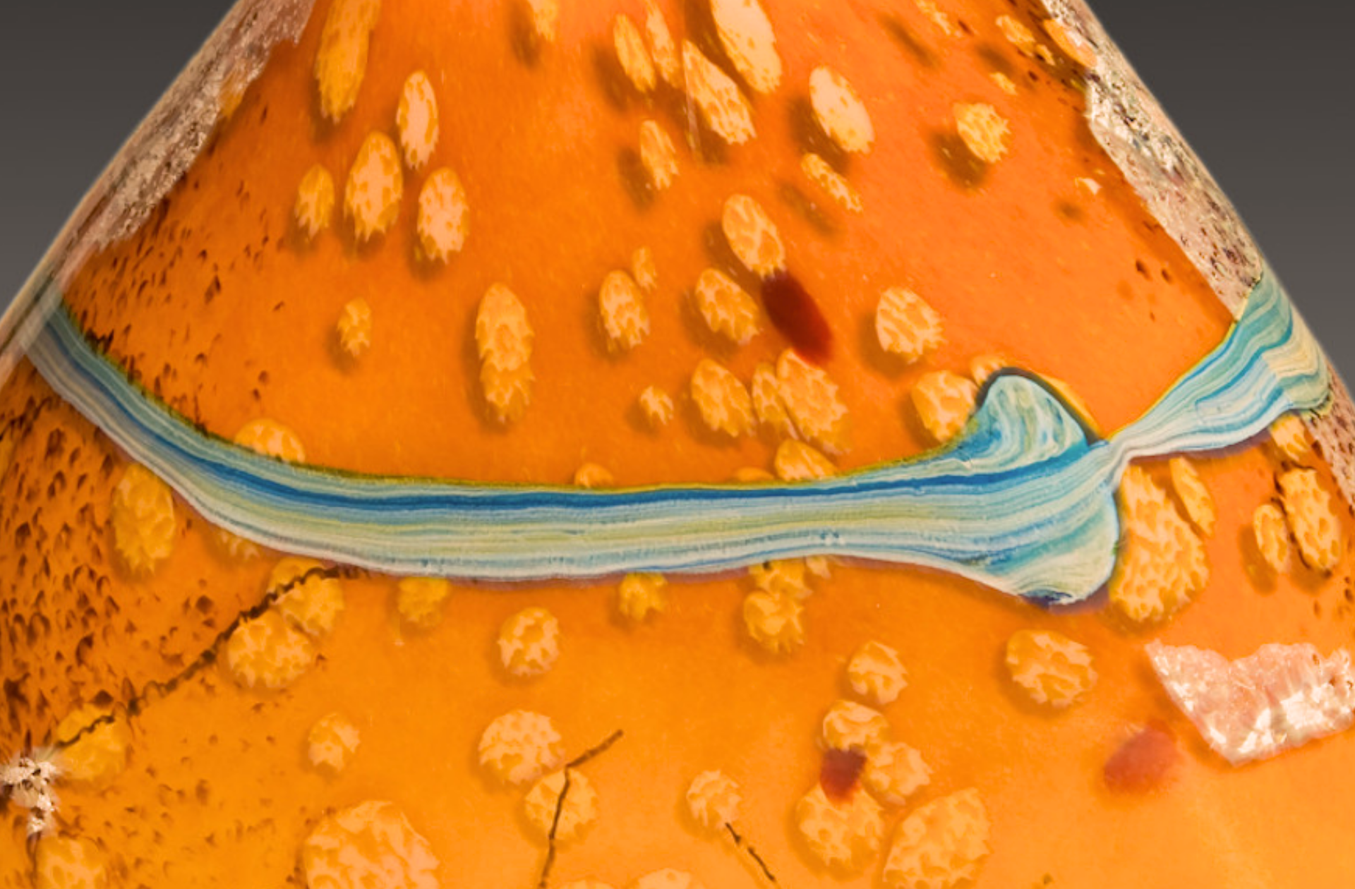 Sahara Flat | Blown Glass Art made by artist Randi Solin – Randi 